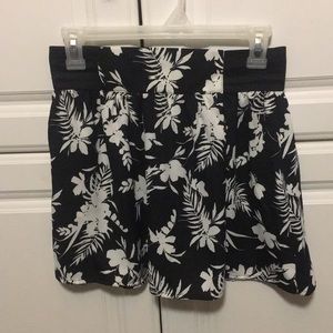 Tropical print skirt